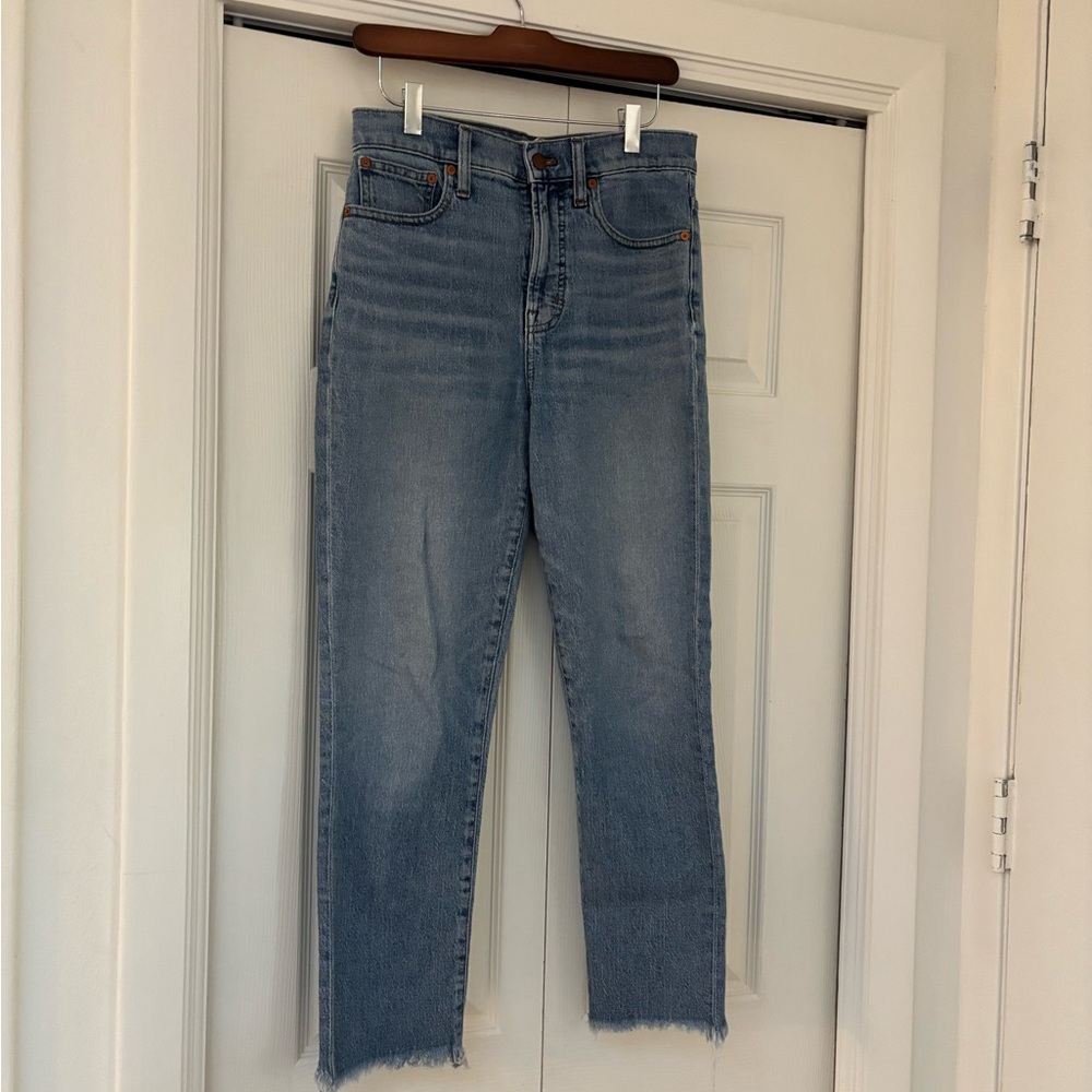 MADEWELL The Perfect Vintage Crop Jeans with Raw Hem - Picture 4 of 11